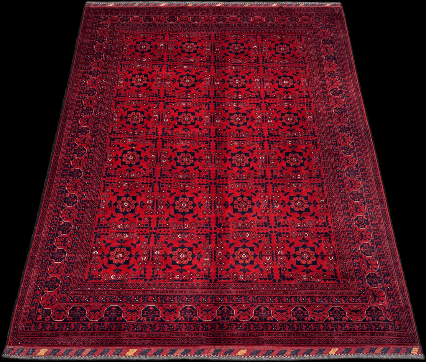 Tribal Khal Mohammedi fine Afghan Rug 100% Pure wool pile