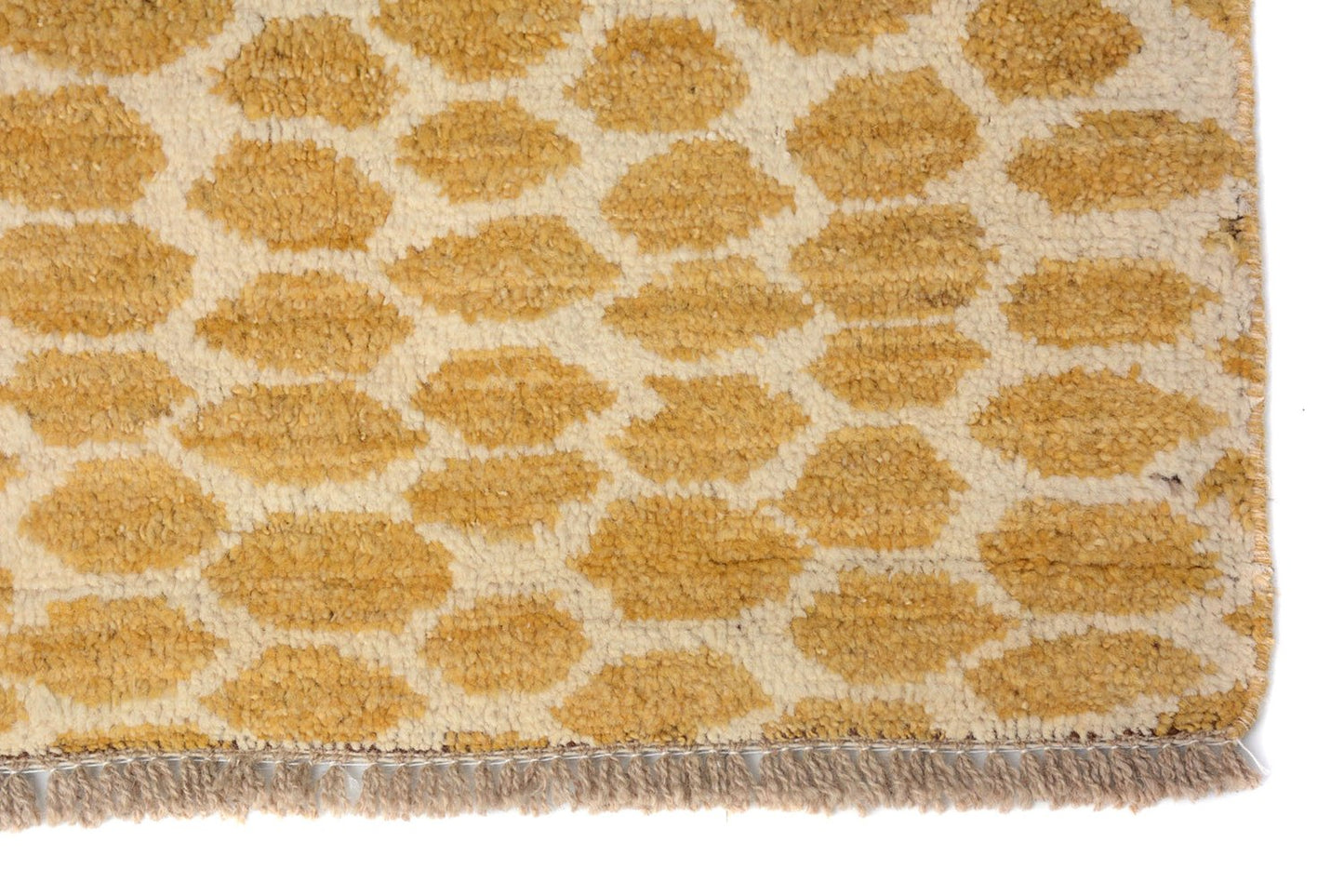 Modern Moroccan Pure wool pile rug hand knotted 277cm x 188cm