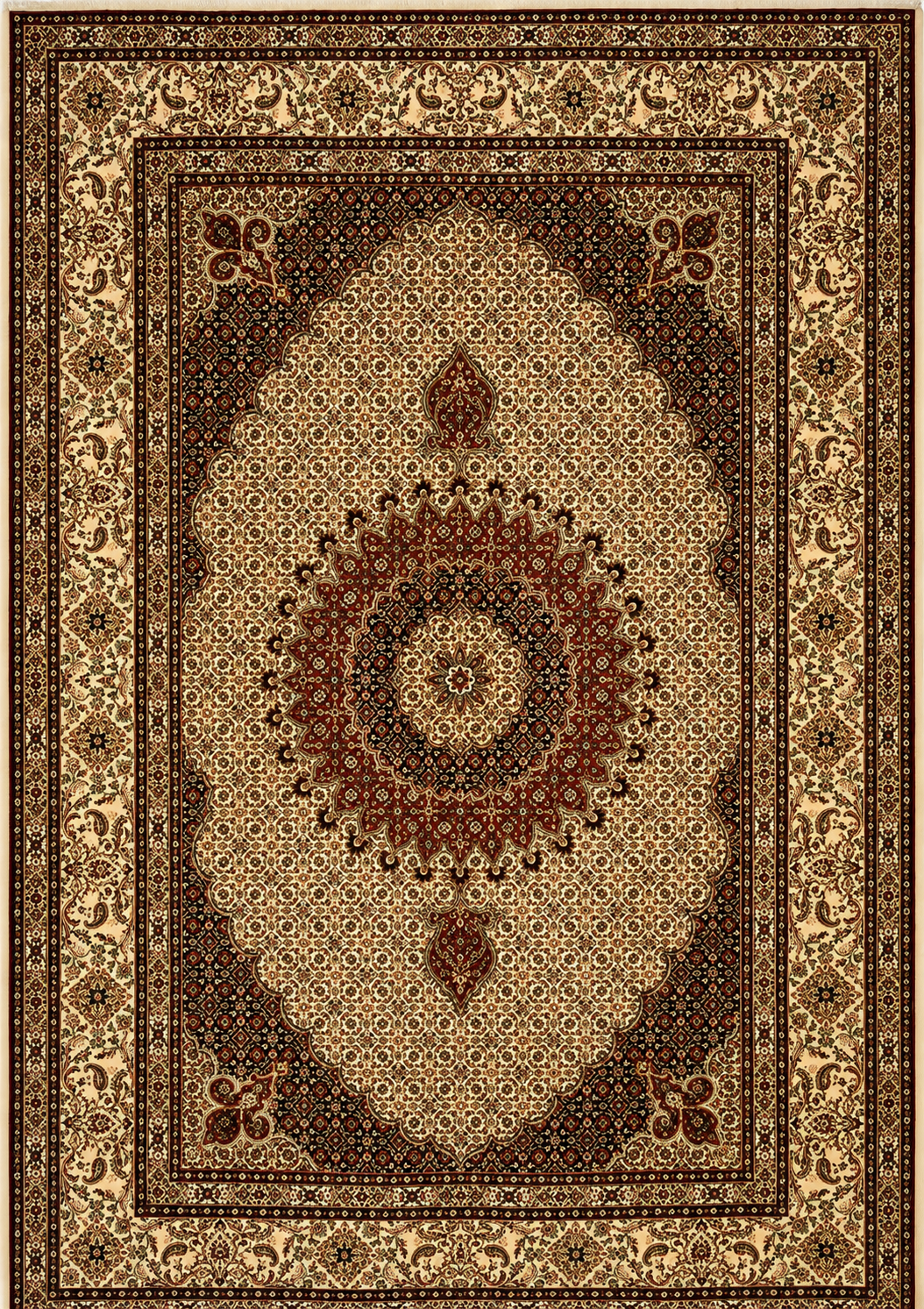 Persian Mud Pure wool pile silk highlights hand knotted 300cm x 200cm
