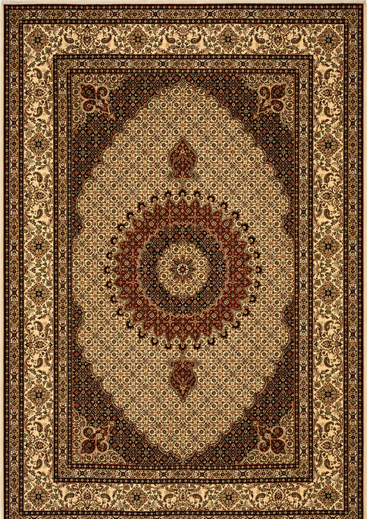 Persian Mud Pure wool pile silk highlights hand knotted 300cm x 200cm