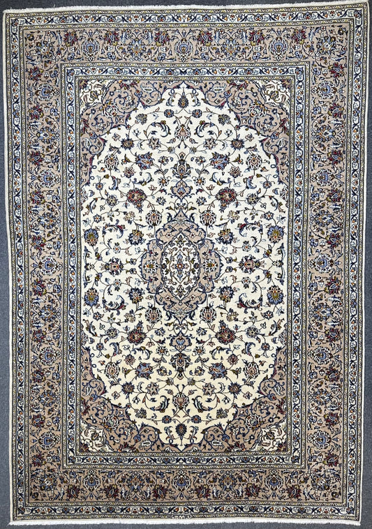 Fine Persian Kashan Signature Rug From Persia