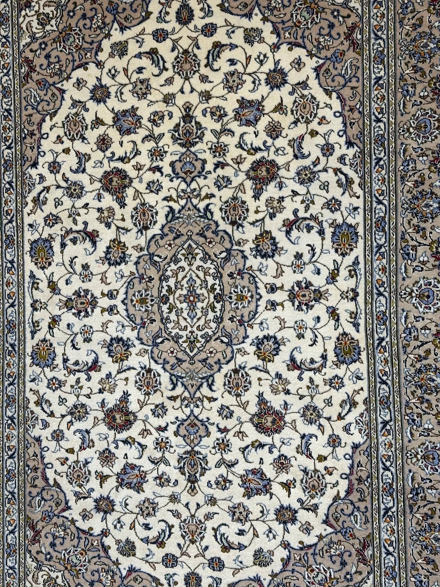 Fine Persian Kashan Signature Rug From Persia