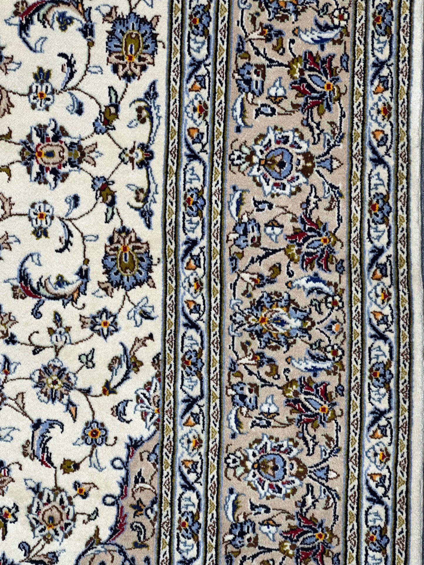 Fine Persian Kashan Signature Rug From Persia