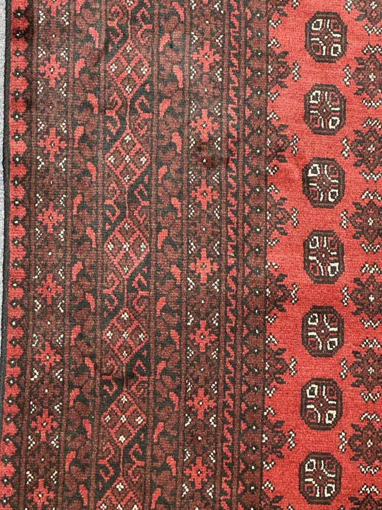 Tribal Turokman Pure Wool pile Hand Knotted From Afghanistan