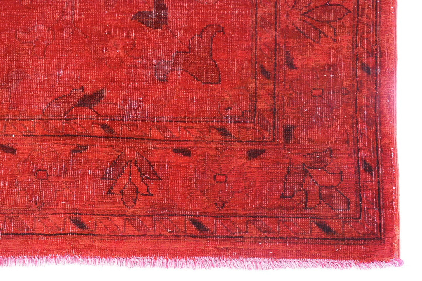 Vintage Pure wool pile 188cm × 155cm Kashan Persian Hand Knotted Pure wool pile rug