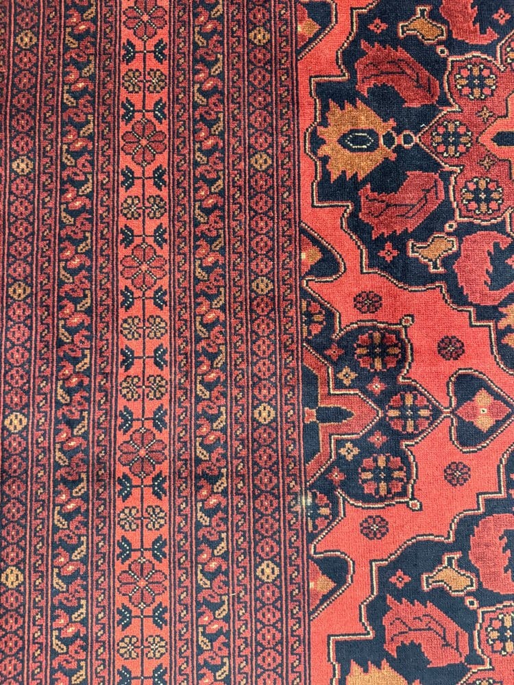 Fine Rare Hand Knotted Afghan Rug 100% Natural Dye's