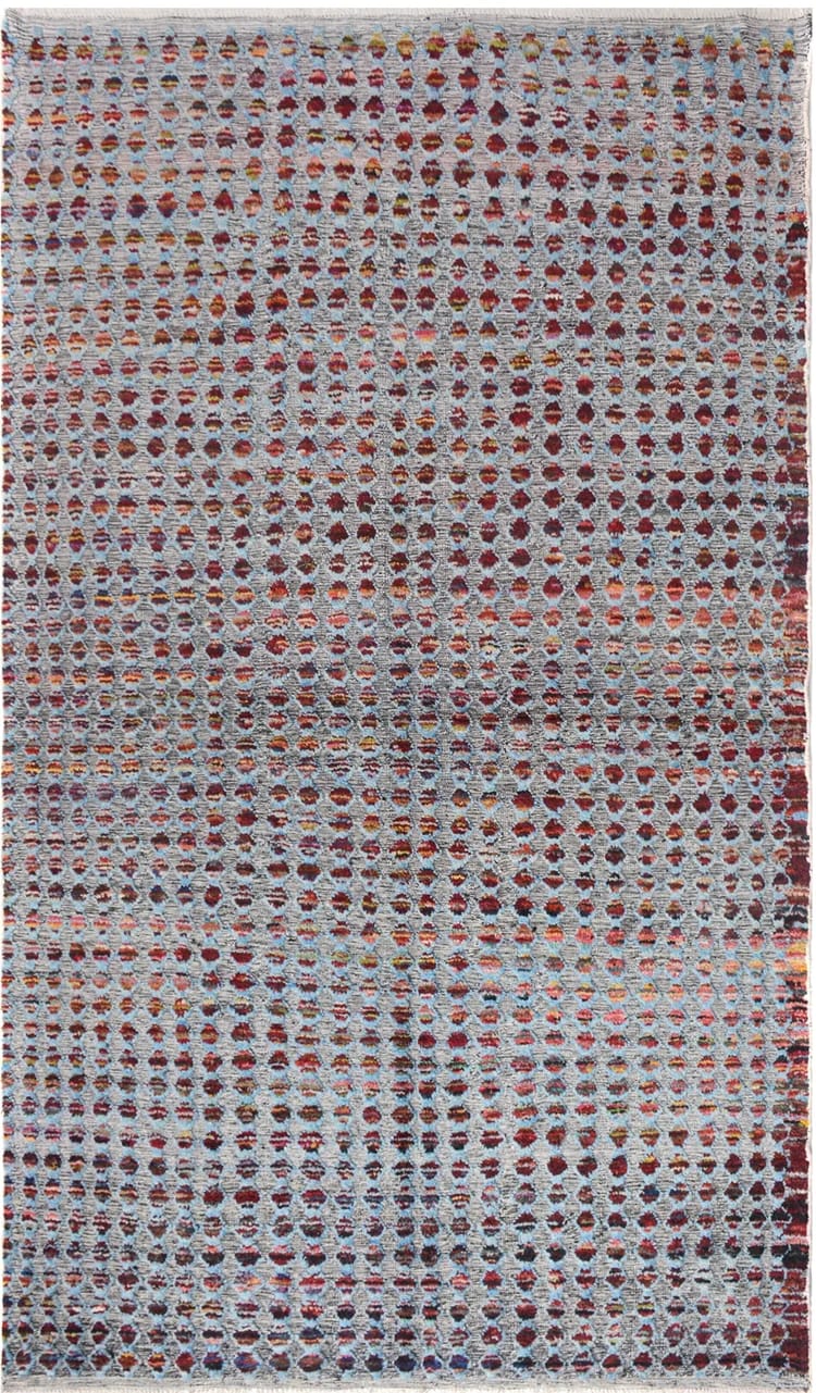 322cm x 189cm Modern Moroccan Rug Hand Knotted Pure wool pile