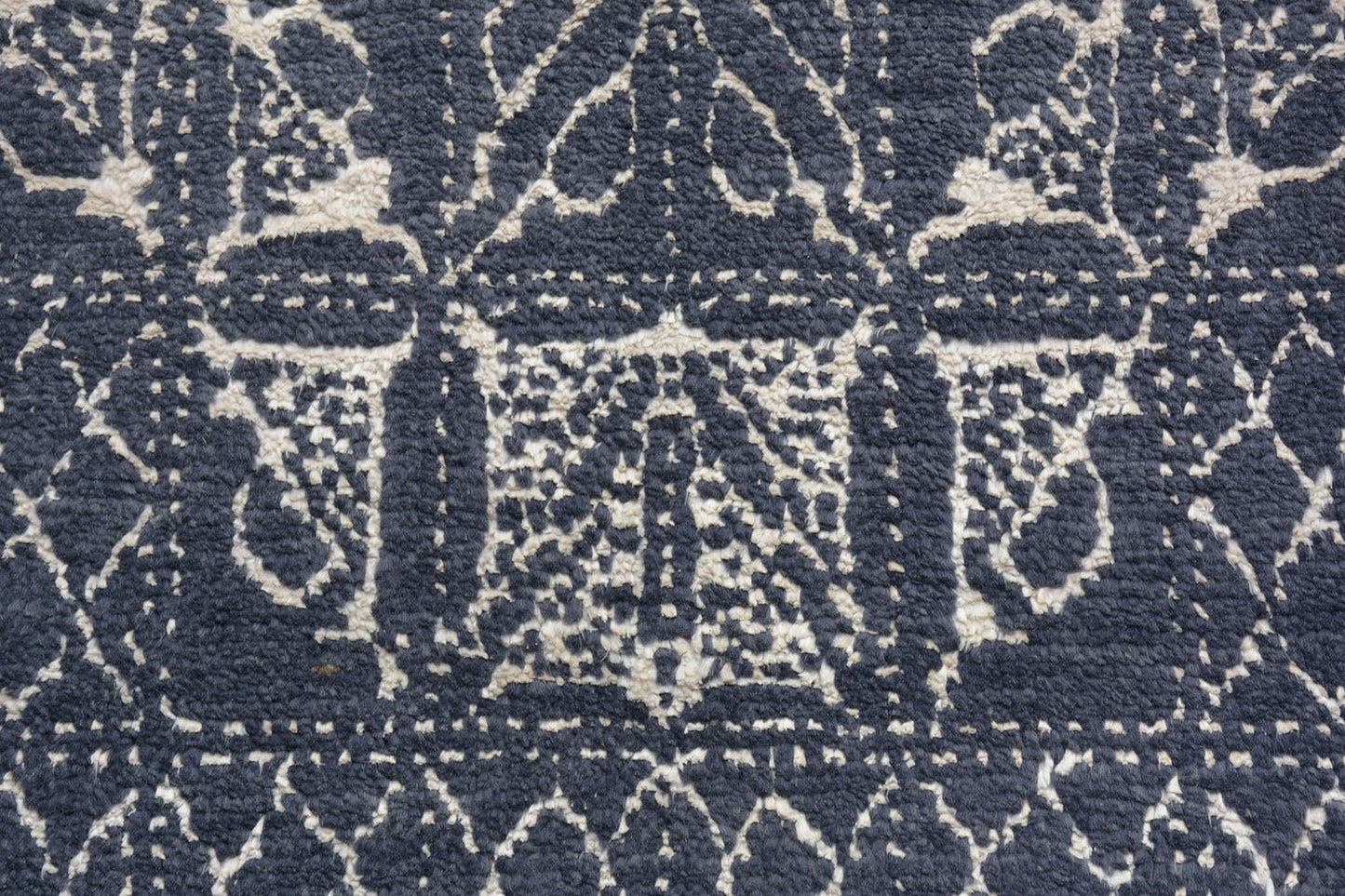 Modern Moroccan Rug pure wool pile hand knotted 322cm x 157cm