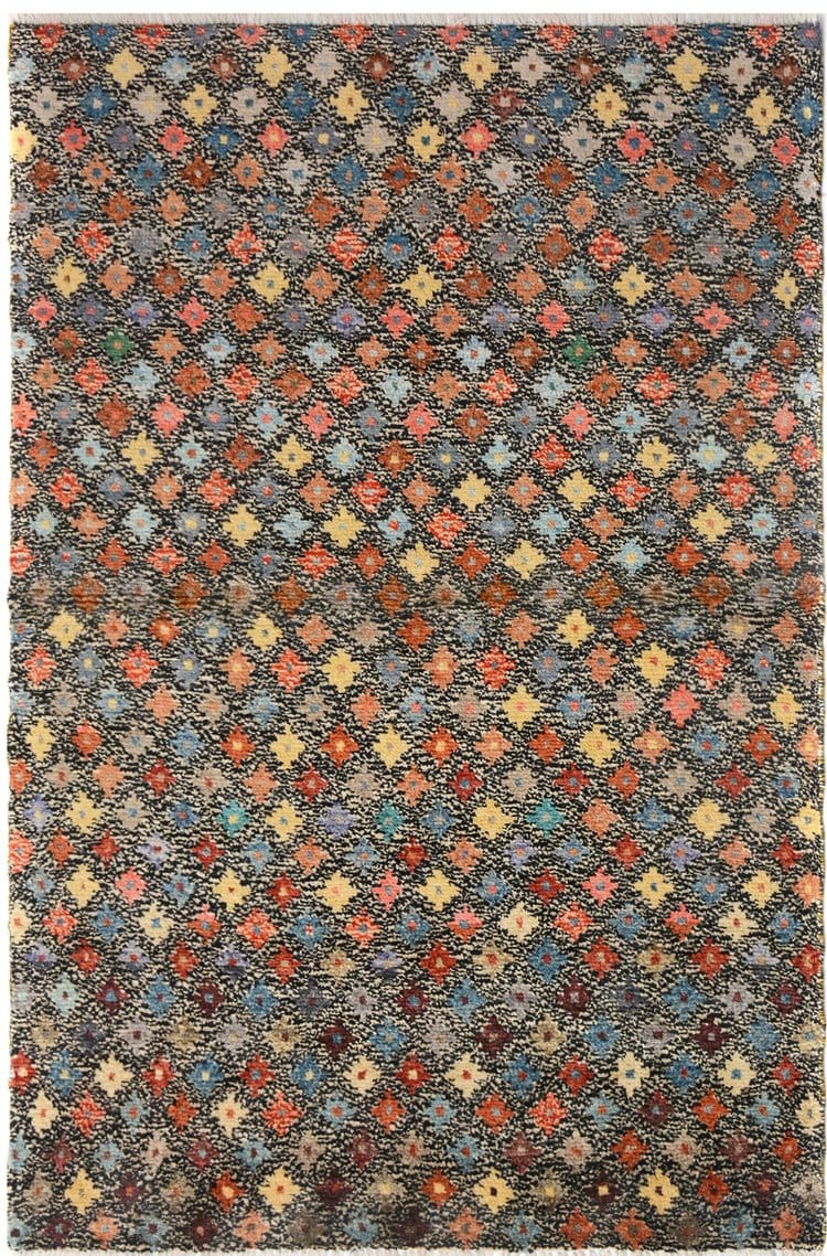 Modern Moroccan Pure wool pile rug 182cm x 120cm