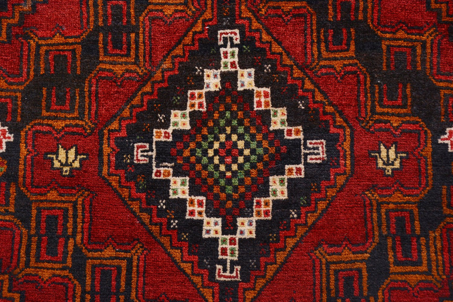 199cm x 111cm Afghan Baluchi area rug pure wool pile rug