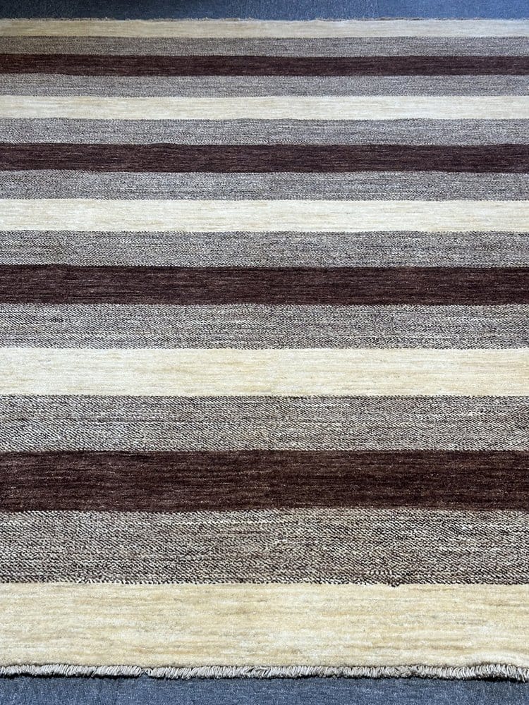 Afghan Gabbeh Modern Hand knotted Wool rug 236x180cm