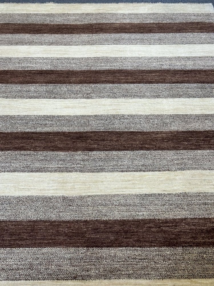 Afghan Gabbeh Modern Hand knotted Wool rug 236x180cm
