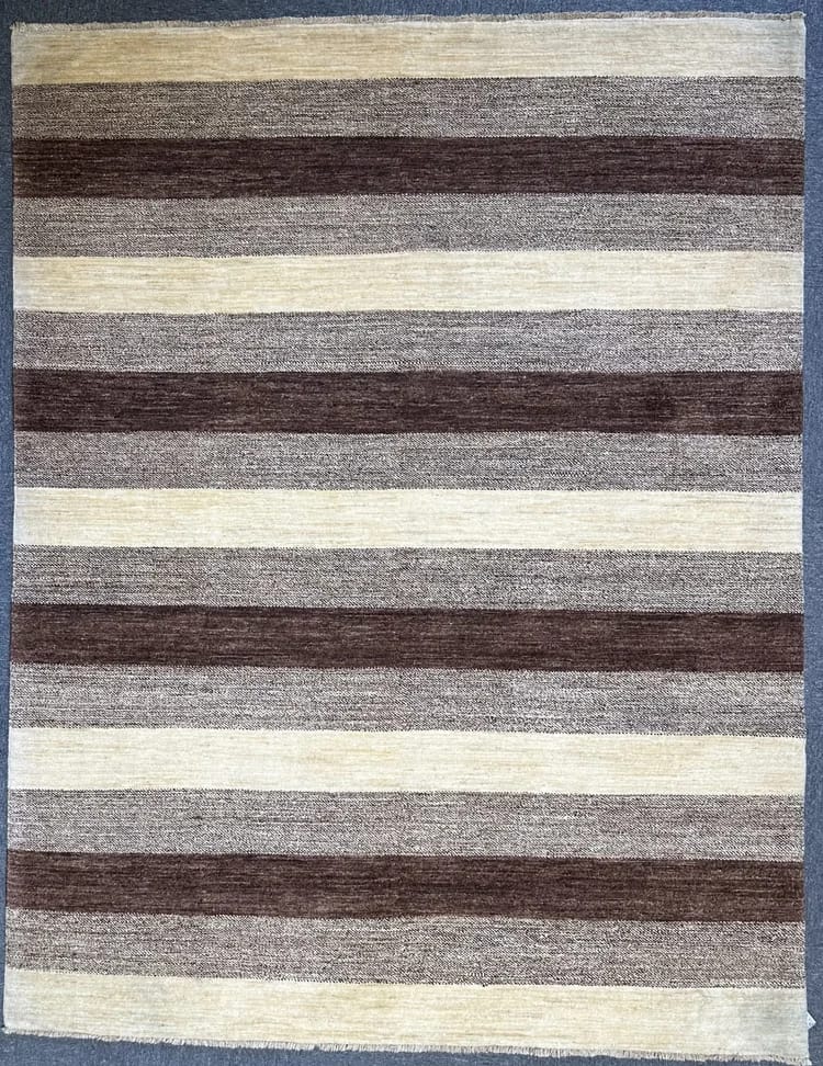 Afghan Gabbeh Modern Hand knotted Wool rug 236x180cm