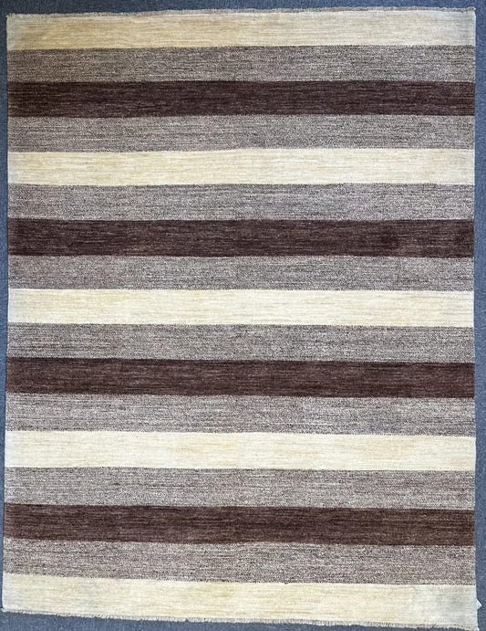 Afghan Gabbeh Modern Hand knotted Wool rug 236x180cm